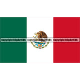 Country Flag Square Mexico ClipArt SVG