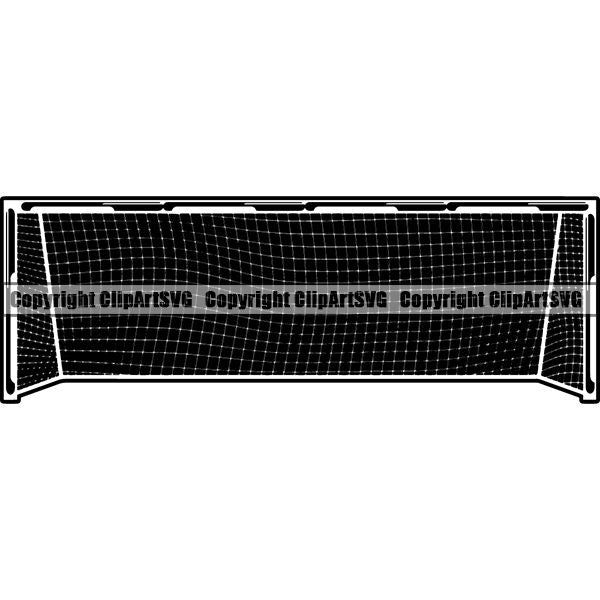 Sports Soccer Net ClipArt SVG
