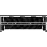 Sports Soccer Net ClipArt SVG