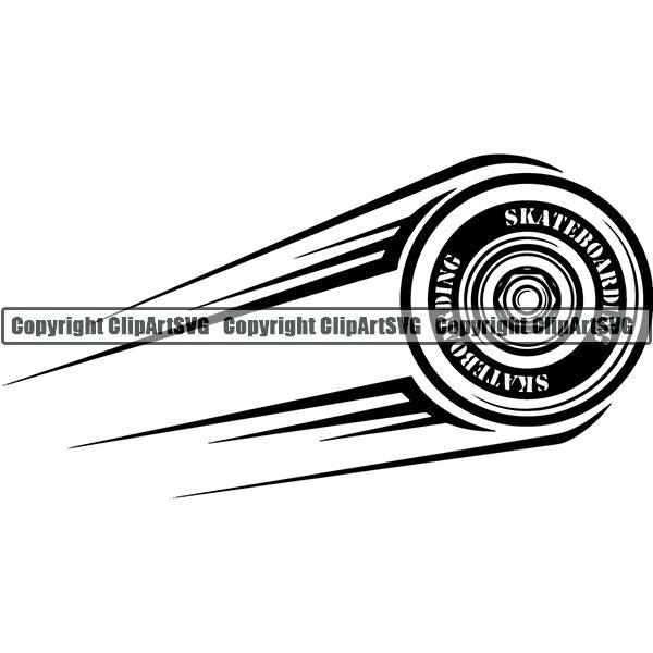 Sports Skateboarding Skateboard Motion ClipArt SVG