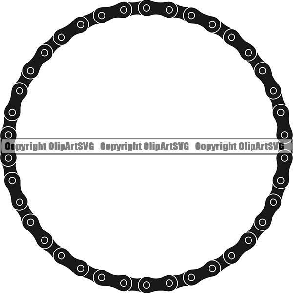 Sports Bicycle Chain Black Circle.jpg