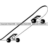 Sports Skateboarding Skateboard ClipArt SVG