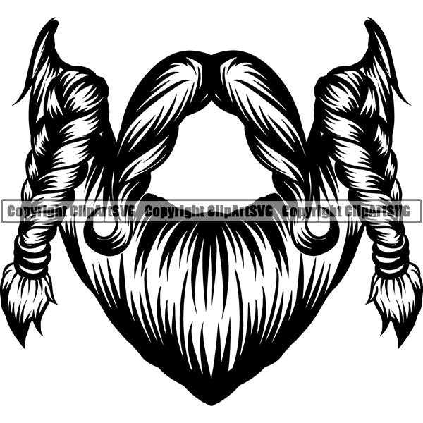 Design Element Human Hair Beard ClipArt SVG