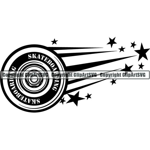 Sports Skateboarding Skateboard Motion ClipArt SVG