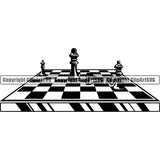 Game Chess Board Game ClipArt SVG