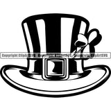 Holiday St Patricks Day Hat ClipArt SVG