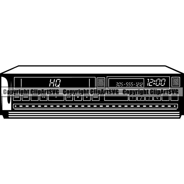 Television Tele TV Monitor Video Screen Display Technology ClipArt SVG