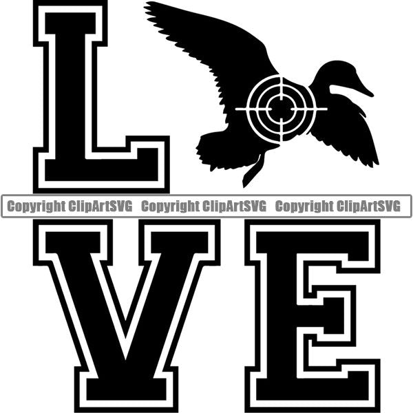 Sports Game Hunting Fishing Hunt Fish Love ClipArt SVG