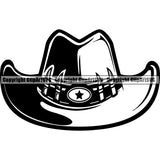 Occupation Cowboy Hat ClipArt SVG