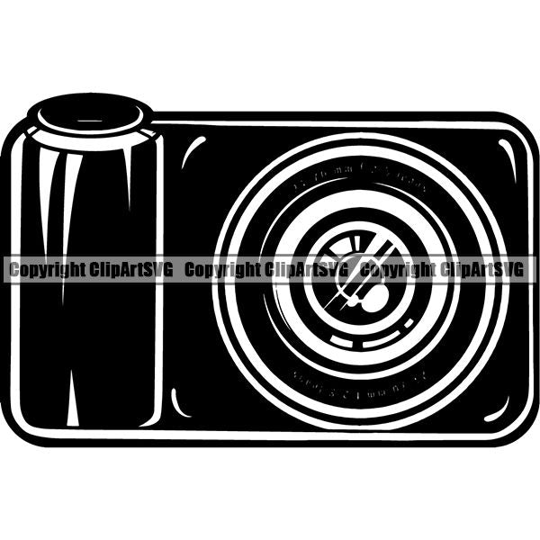 Photography Photographer Photograph Camera Lens Retro Vintage ClipArt SVG