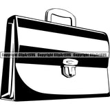 Business Office Advertising Money Briefcase ClipArt SVG