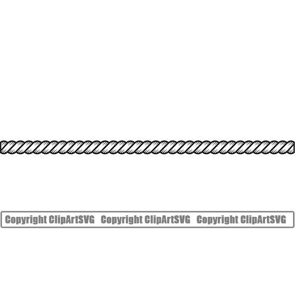 Rope Design Element Nautical Ship Sailing Boat Boating Sail Sailboat Knot ClipArt SVG
