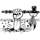 Native American Indian Pipe Peace ClipArt SVG