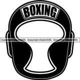 Sports Boxing Boxer MMA Fighter Mask ClipArt SVG