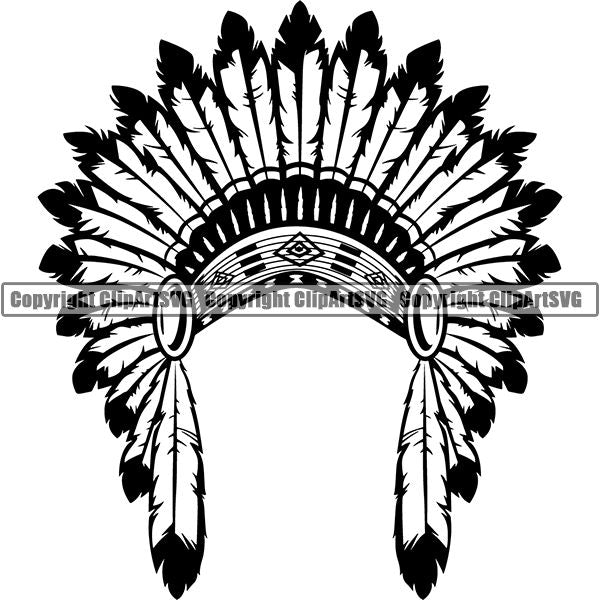 Native American Indian ClipArt SVG