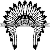 Native American Indian ClipArt SVG