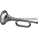 Music Musical Instrument Horn Bugle 7uuue3 ClipArt SVG