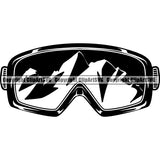 Sports Snowboarding Snowboard Skiing Ski Head ClipArt SVG