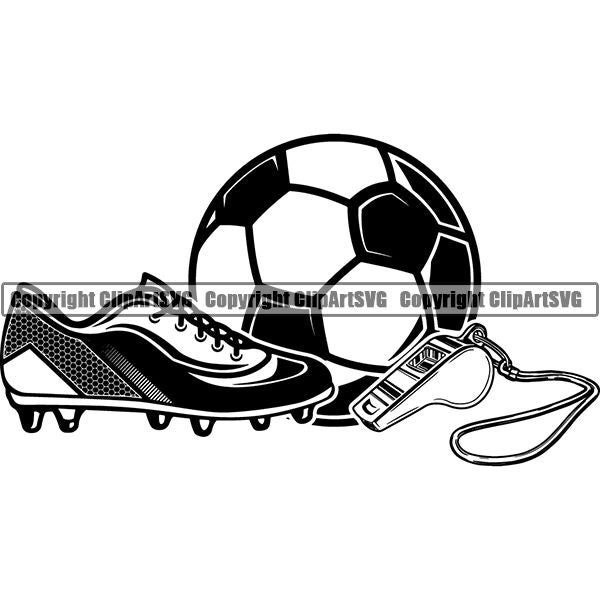Sports Soccer Logo ClipArt SVG