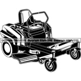 Occupation Landscaping Lawnmower ClipArt SVG