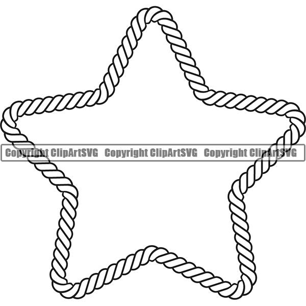 Rope Design Element Nautical Ship Sailing Boat Boating Sail Sailboat Knot ClipArt SVG