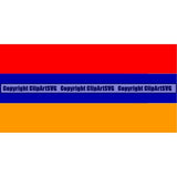 Country Flag Square Armenia ClipArt SVG