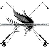 Sports Game Fishing Hunting Fish Hunt Logo ClipArt SVG