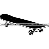 Sports Skateboarding Skateboard ClipArt SVG