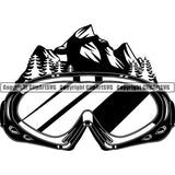 Sports Snowboarding Snowboard Skiing Ski Logo ClipArt SVG
