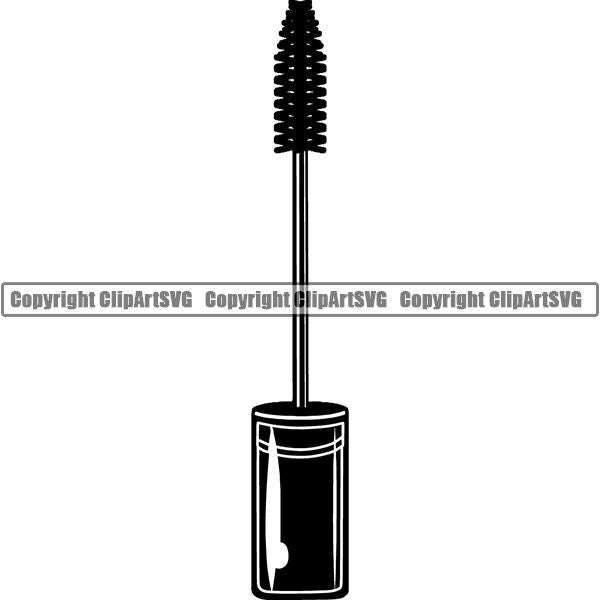 Fashion Beauty Cosmetology Cosmetics Makeup Mascara tgg7a7b ClipArt SVG