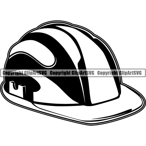 Construction Building Repair Service Helmet ClipArt SVG