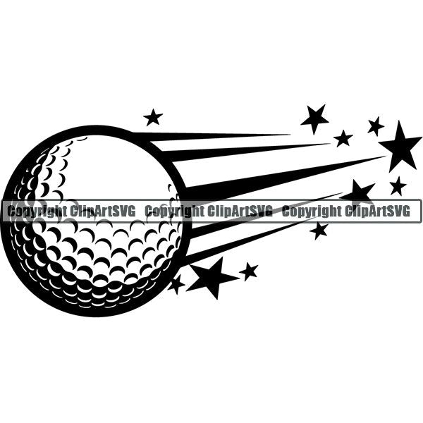 Sports Game Golf Motion ClipArt SVG