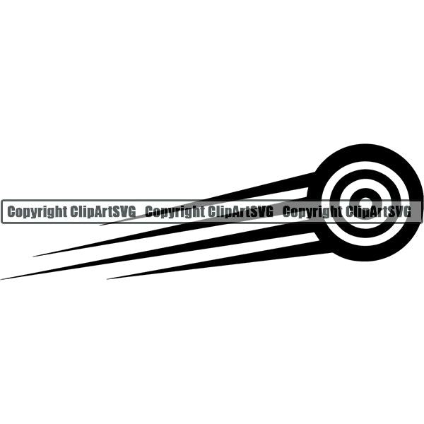 Sports Game Archery Motion ClipArt SVG