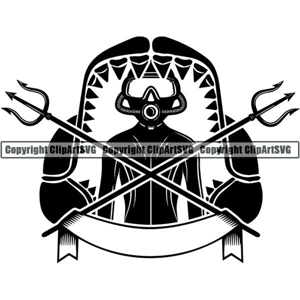 Diving Nautical Sailing Boating Dive Sail Boat Sailboat Logo ClipArt SVG