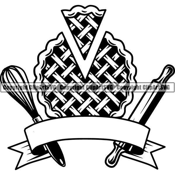 Cooking Baking Chef Cook Bake Baker Logo ClipArt SVG