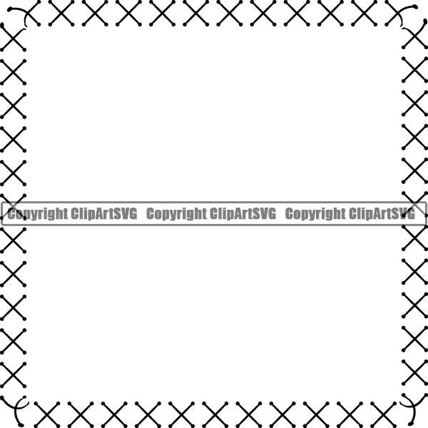 Fashion Beauty Arts Crafts Clothes Designer Stitching Square ClipArt SVG