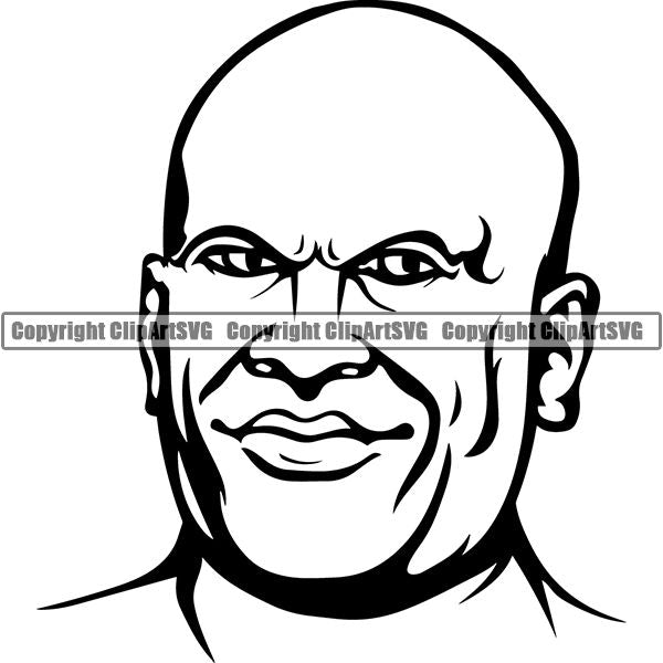 Gym Sports Bodybuilding Fitness Muscle Bodybuilder Head ClipArt SVG