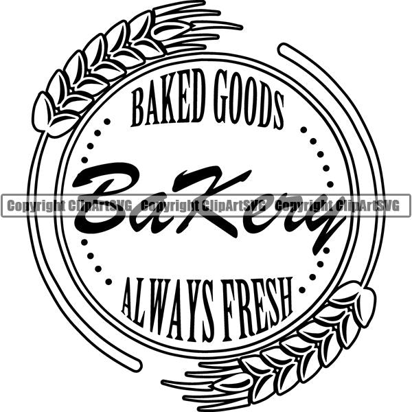 Cooking Baking Chef Cook Bake Baker Logo ClipArt SVG