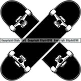 Sports Skateboarding Skateboard Logo ClipArt SVG