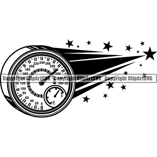 Sports Car Racing Motion ClipArt SVG