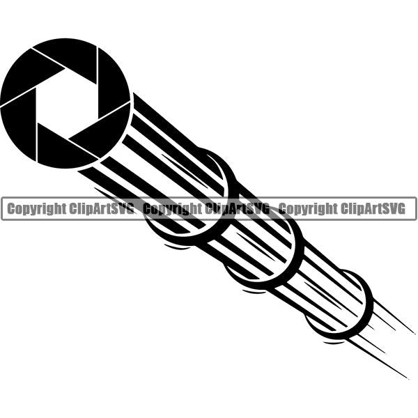Photography Photographer Photograph Camera Shutter Speed Logo ClipArt SVG