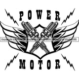 Mechanic Repair Shop Garage Logo ClipArt SVG