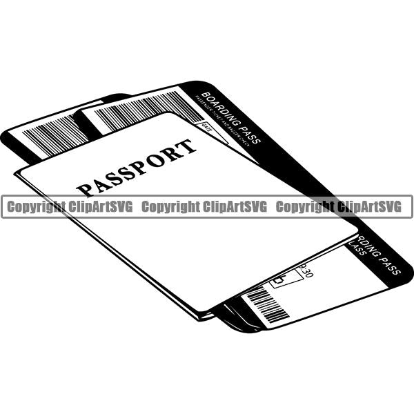Transportation Airplane Passport Boarding Pass 66y7.jpg