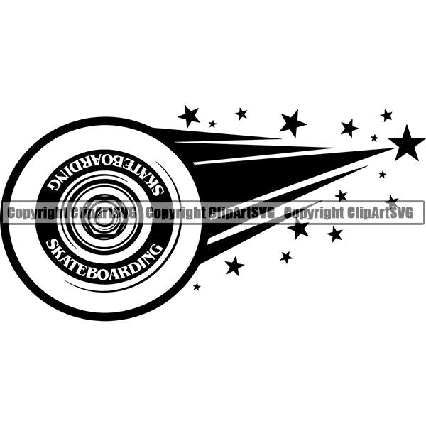 Sports Skateboarding Skateboard Motion ClipArt SVG