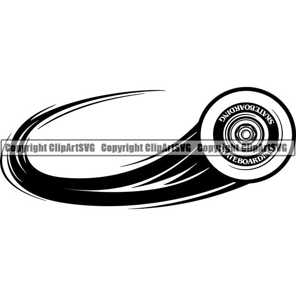 Sports Skateboarding Skateboard Motion ClipArt SVG