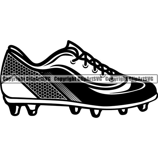 Sports Soccer Shoes Cleats Uniform ClipArt SVG