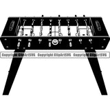 Game Table Soccer Foosball Table ClipArt SVG
