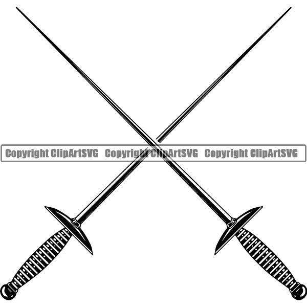 Knight Gladiator Medieval Warrior Sword Weapon ClipArt SVG