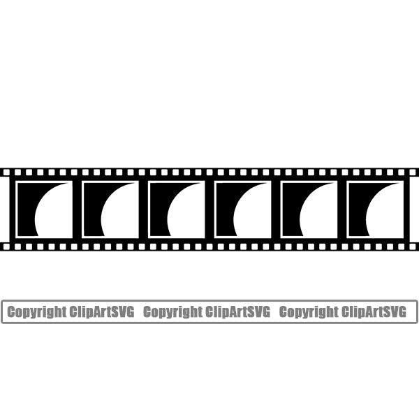 Acting Actor Movie Performer Performance Movie Reel ClipArt SVG
