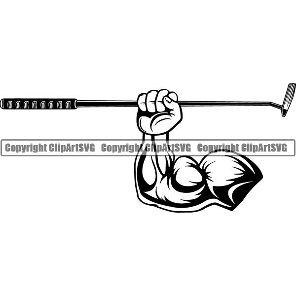 Sports Game Golf Club ClipArt SVG